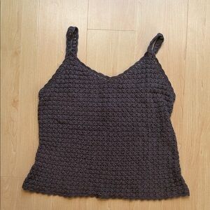 Ralph Lauren Dark Brown Knit Camisole